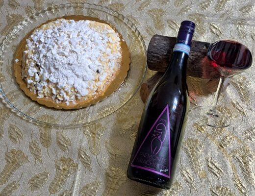 meringata e brachetto doc vino dolce rosso piemontese